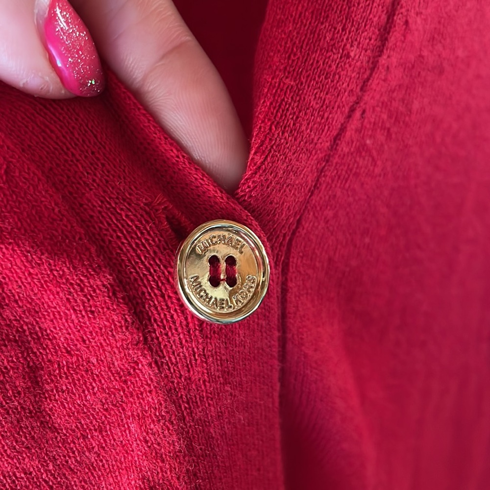 Michael Kors red cardigan - Picture 3 of 6